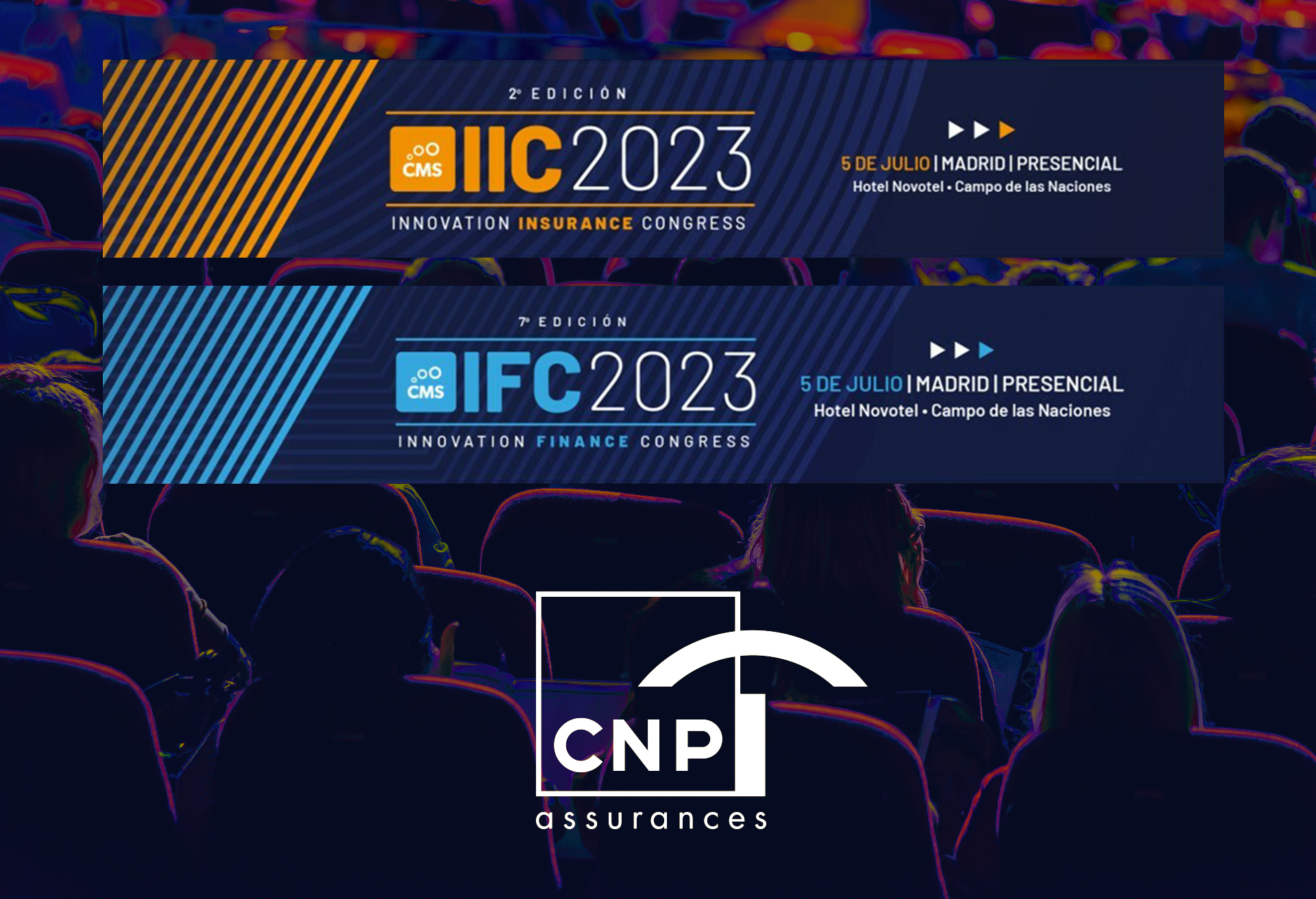 CNP Assurances, Sucursal en España presente en los encuentros Innovation Insurance Congress e Innovation Finance Congress 2023